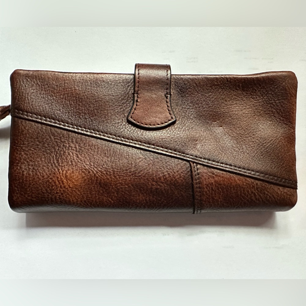 Leather wallet.